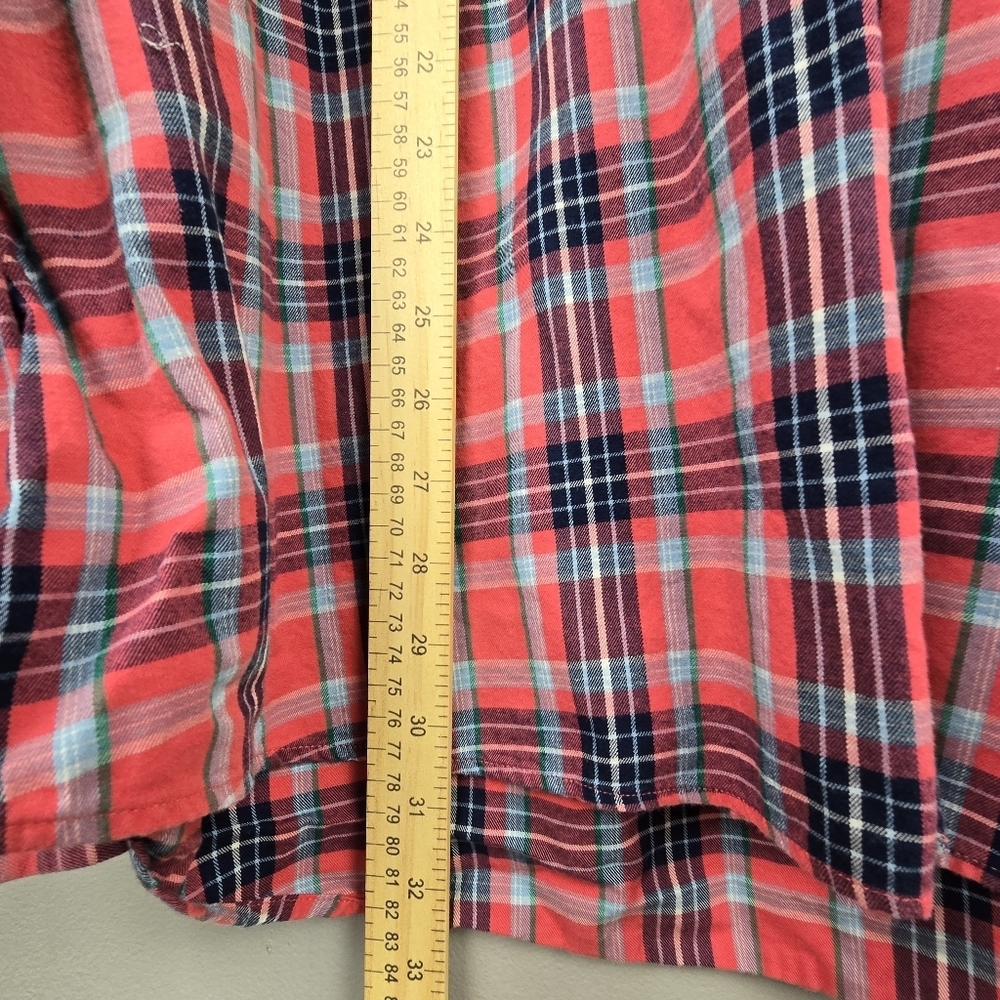 UNTUCKit Plaid Button-up Classic Shirt‎ Santa Barbra Tall Regular Red Men Sz 3XL - Picture 13 of 13